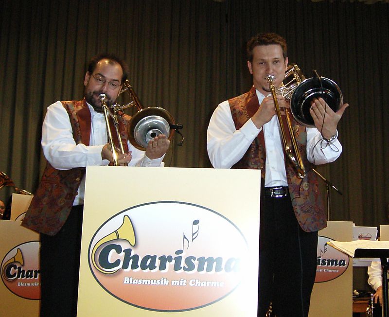 posis Maik und Armin beim Frsch'chen-Spiel: Quak!